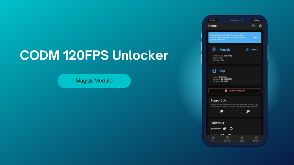 codm 120FPS Unlocker