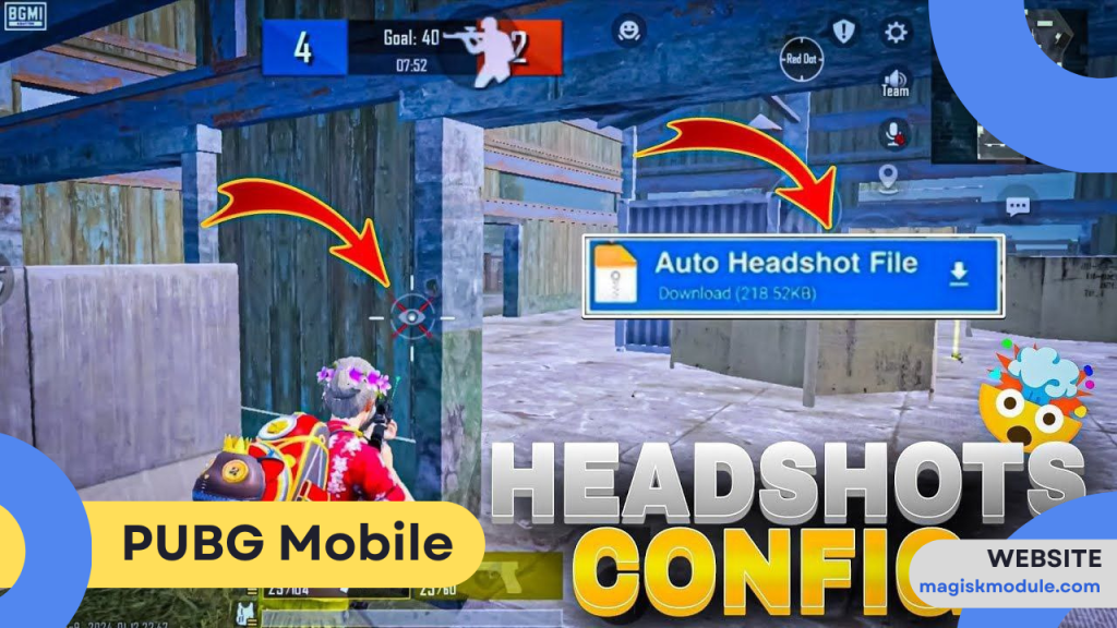 PUBG Mobile Aim Assist, Max Headshot