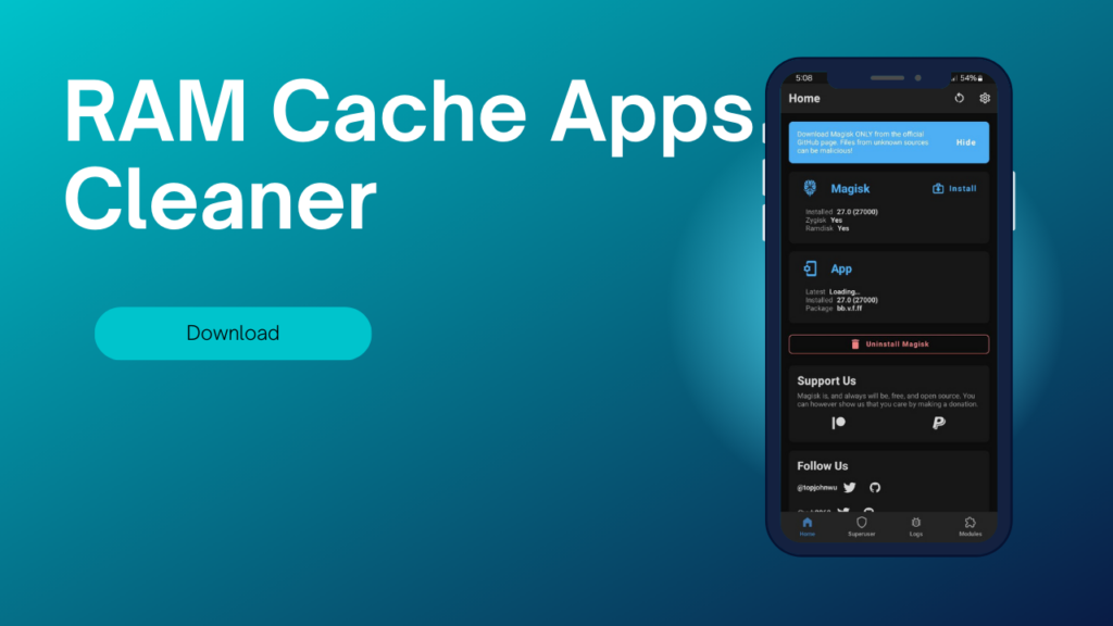 RAM Cache Apps Cleaner