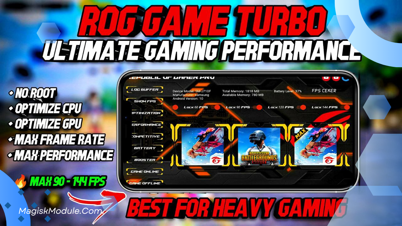 Rog Game Booster Turbo Pro