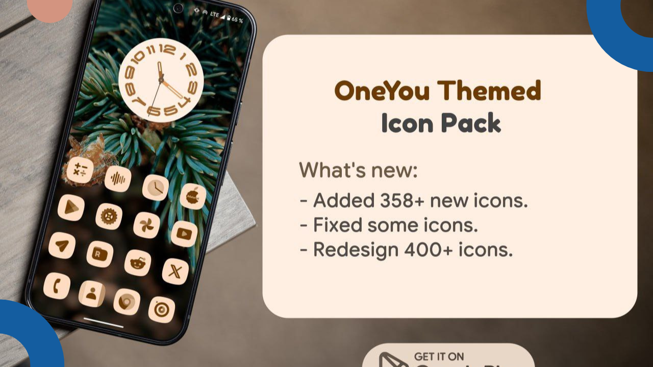 OneYou Material Themed Icons