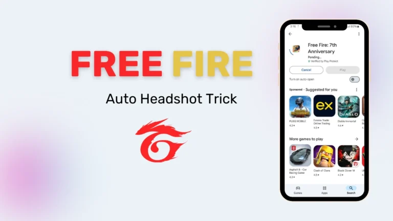 free fire Auto Headshot Trick