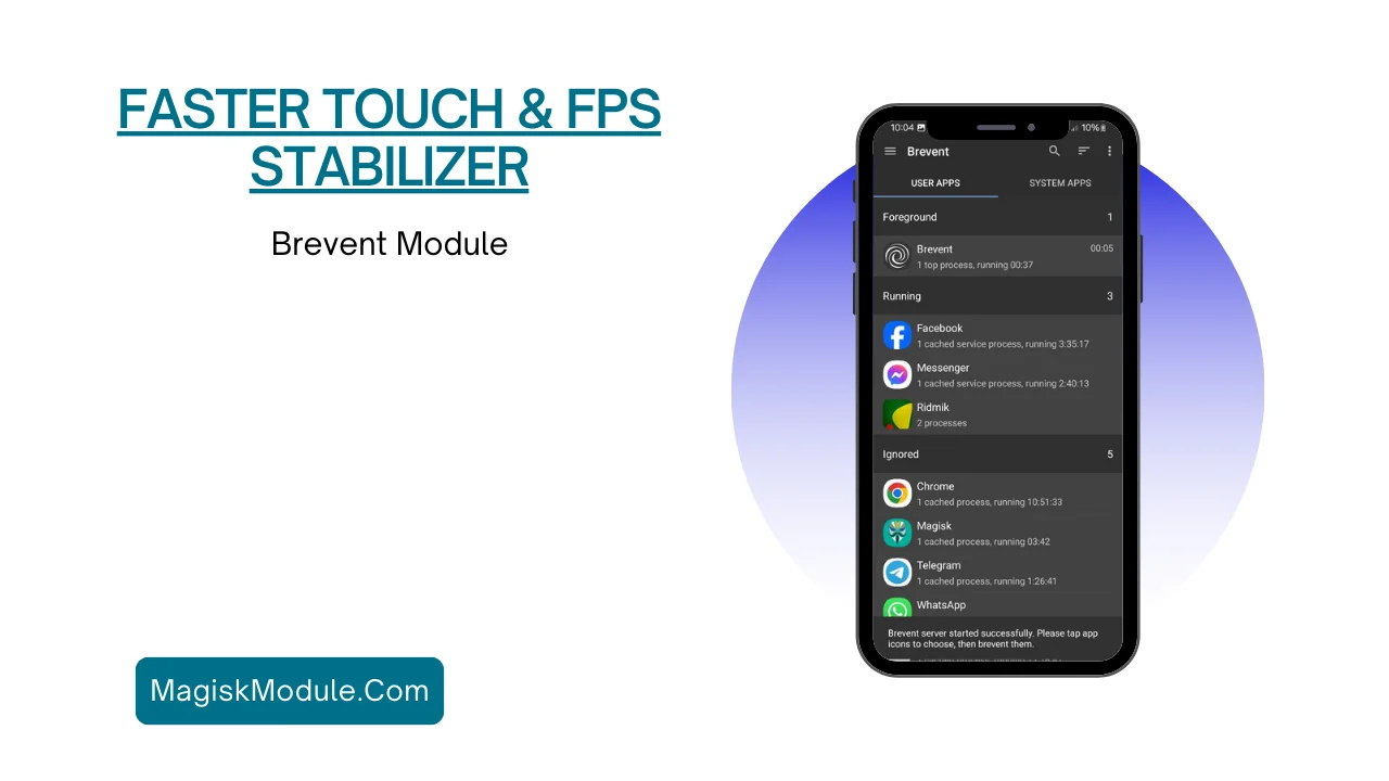 FASTER TOUCH & FPS STABILIZER