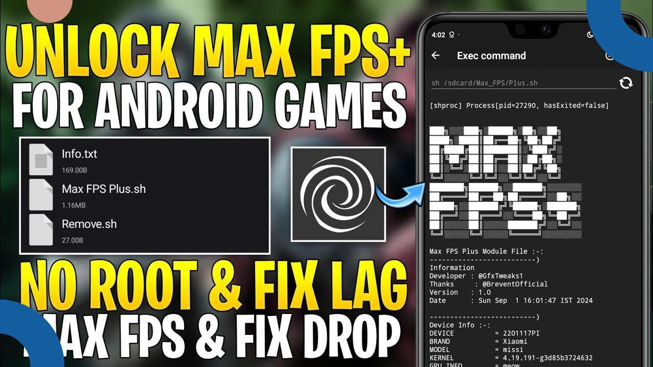 Unlock Max FPS+